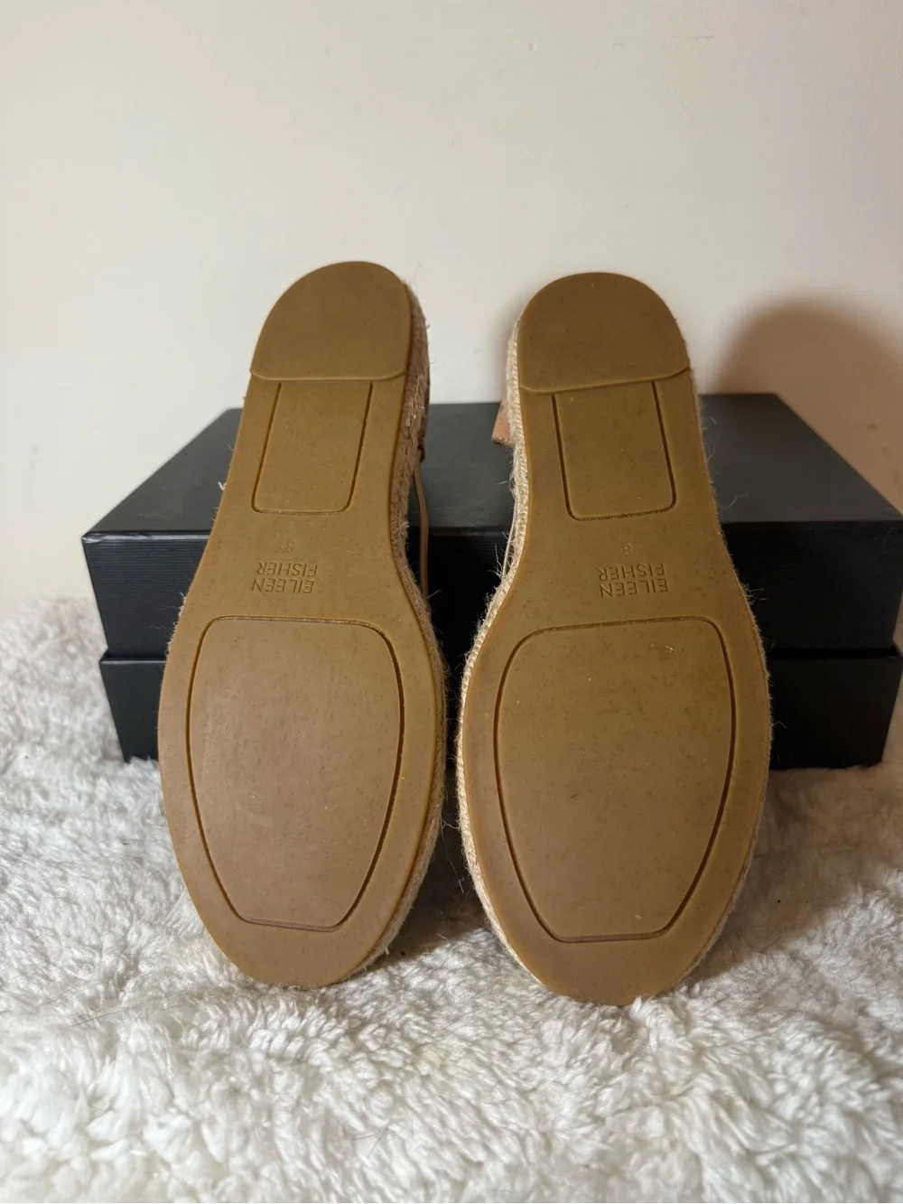 NWOB Eileen Fisher Lee 2 Espadrilles in Tan